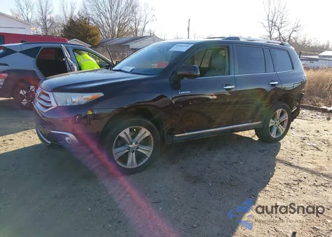 2013 Toyota Highlander Limited V6 from USA, damaged, VIN 5TDDK3EH0DS213433